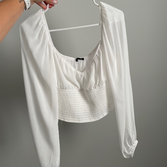 Lillie Balloon Sleeve Smocked Top - Picture 3 of 5